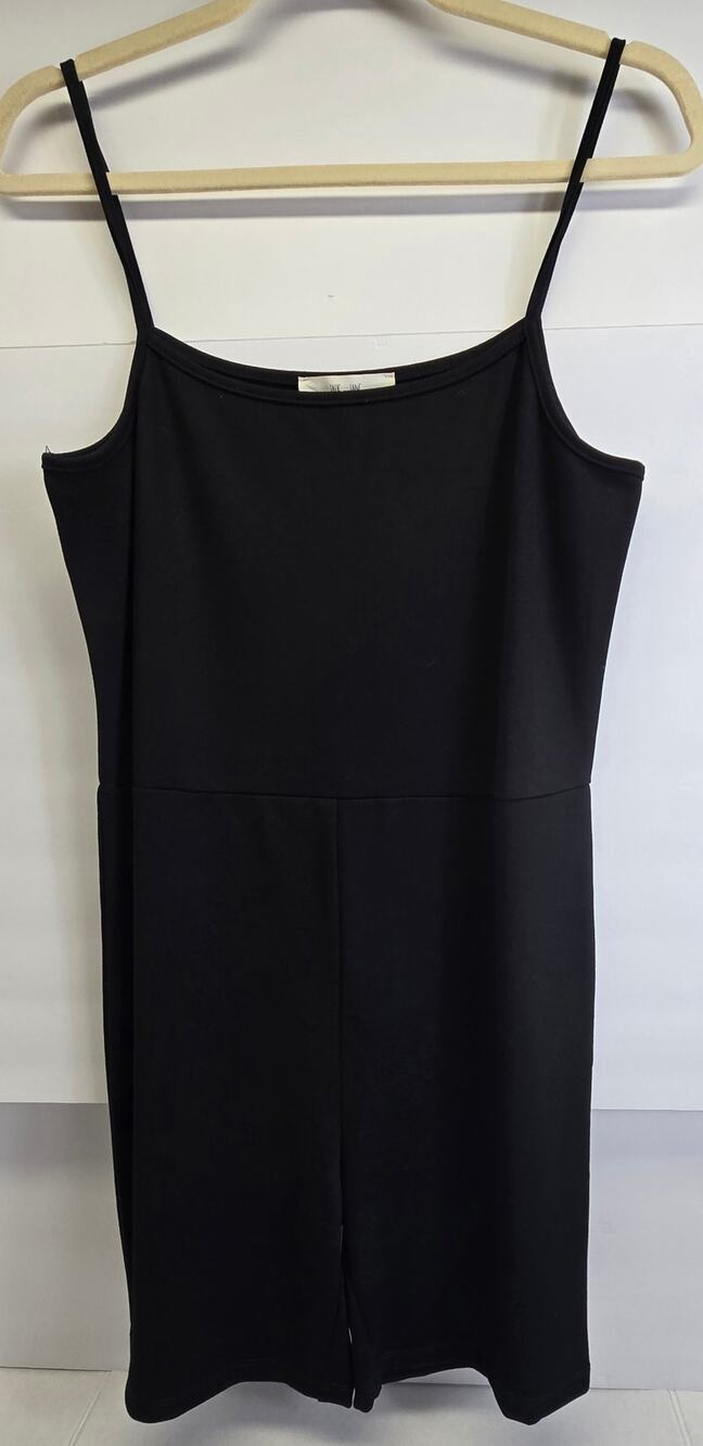 Jade by Jane SZ L Black Stretchy Romper Jumpsuit